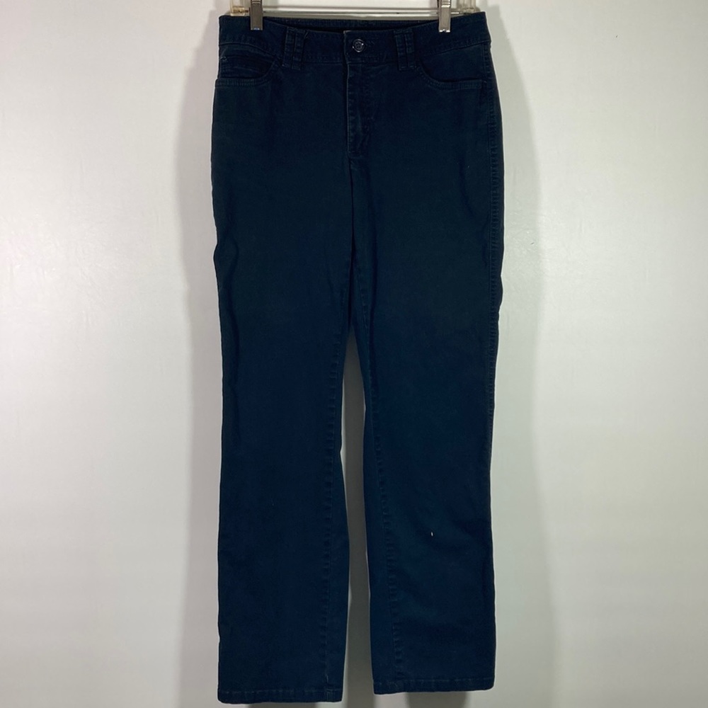 Lee Classic Fit Straight Leg Black Jeans Size 8 M